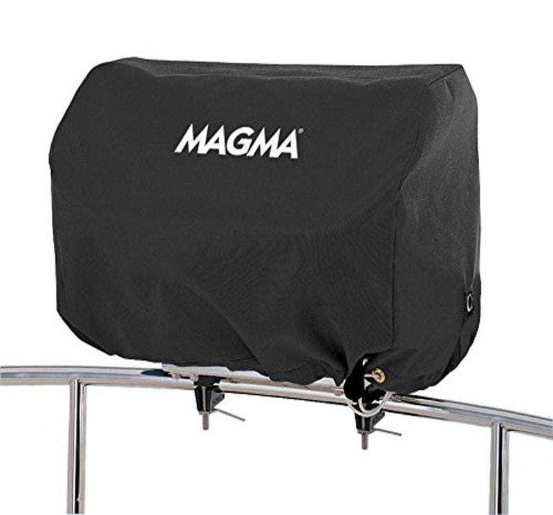 Magma A10-1290JB Rectangular Grill Cover; 12"x18" Protective Cover for Magma Grills; Weather-Resistant Boat & RV Grill Cover; Jet Black